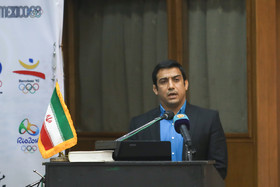 سخنرانی حمید بنی نمیم در مجمع انتخابی ریاست فدراسیون کشتی
