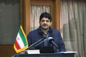 سخنرانی احمد پازاج در مجمع انتخابی ریاست فدراسیون کشتی