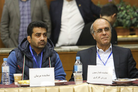 محمد طلایی در مجمع انتخابی ریاست فدراسیون کشتی