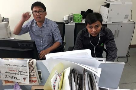 تمدید ۲ هفته‌ای بازداشت خبرنگاران رویترز در میانمار