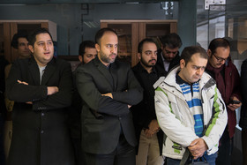 حضور همکاران خبرنگار در مراسم تشییع پیکر علیرضا تلیانی