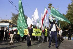 راهپیمایی مردم  اهواز در محکومیت حوادث اخیر