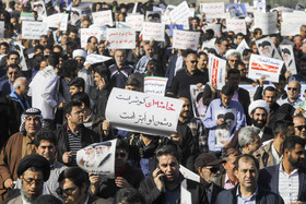 راهپیمایی مردم  اهواز در محکومیت حوادث اخیر