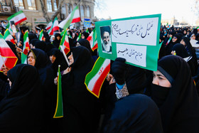 راهپیمایی مردم همدان در محکومیت حوادث اخیر