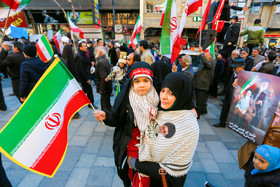 راهپیمایی مردم همدان در محکومیت حوادث اخیر