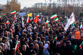 راهپیمایی مردم کرج در محکومیت حوادث اخیر