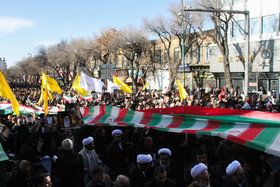 راهپیمایی مردم تبریز در محکومیت حوادث اخیر