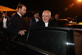ظریف وارد بروکسل شد