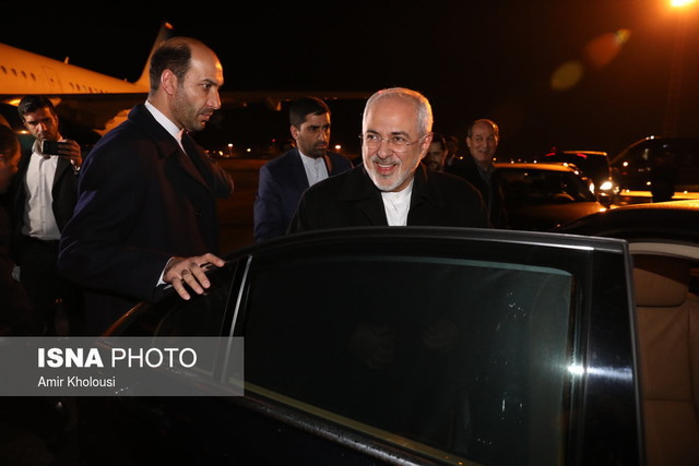 ظریف وارد بروکسل شد