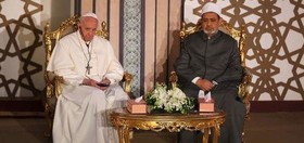 شیخ الازهر و پاپ فرانسیس توقف جنگ‌های جهانی را بررسی کردند
