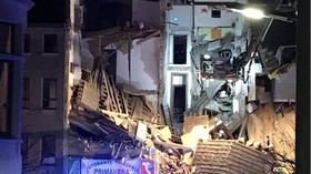 انفجار و ریزش ساختمان مسکونی در بلژیک 