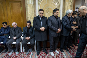 مراسم ختم دو تن از جانباختگان حادثه سانچی - تهران