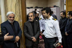 مراسم ختم دو تن از جانباختگان حادثه سانچی - تهران