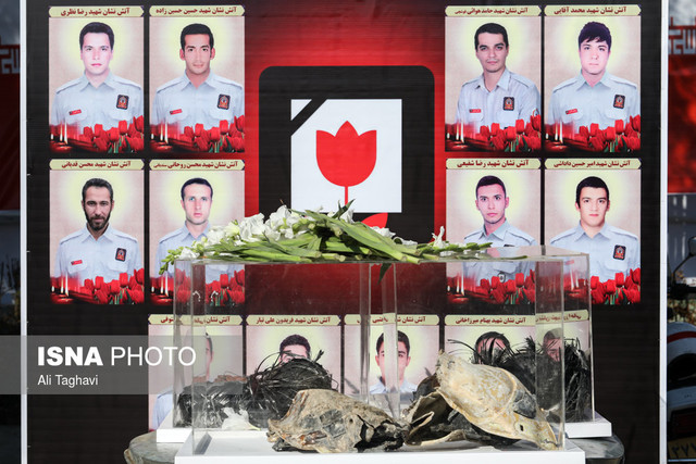 اولین سالگرد شهدای پلاسکو برگزار شد