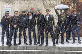 بارش برف زمستانی - شهرکرد