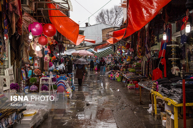 بارش باران در سواحل شمالی/خیزش گرد و خاک در جنوب کشور