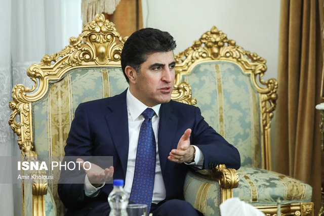رئیس اقلیم کردستان عراق وارد ایران شد