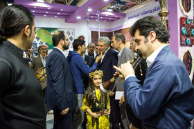 بازدید علی‌اصغر مونسان رئیس سازمان میراث فرهنگی، صنایع دستی و گردشگری از نمایشگاه گردشگری تهران