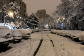 بارش باران و برف در بخش‌هایی از تهران