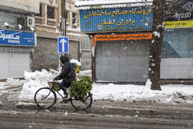 بارش برف در آستانه اشرفیه