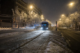 روز برفی تهران