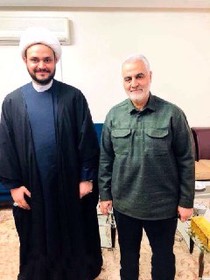 دیدار سردار سلیمانی با دبیرکل جنبش نجبا