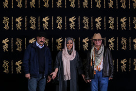 کامبوزیا پرتوی(کارگردان) ،نسرین مرادی (بازیگر) و سعید آقاخانی (بازیگر) 