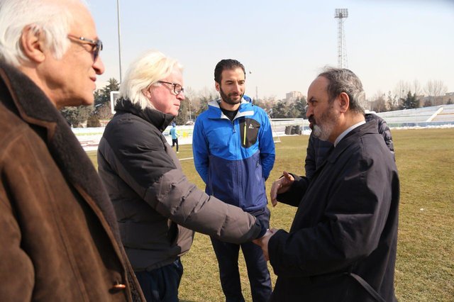 تمرین اختصاصی جپارف در روز حضور زمانی در اردو استقلال