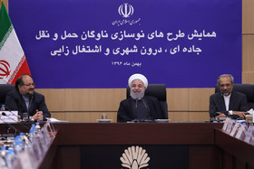 همایش طرح‌های نوسازی ناوگان حمل‌ونقل با حضور رئیس‌جمهور