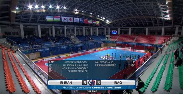 پیروزی دشوار فوتسال ایران مقابل عراق در آخرین دیدار مرحله گروهی