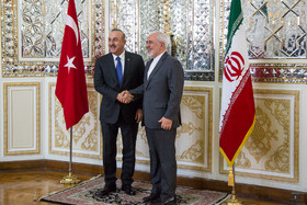دیدار وزیر امور خارجه ترکیه با محمدجواد ظریف