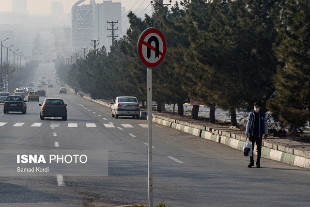 هوای تهران ناسالم برای گروه‌های حساس/ وزش باد شدید و تندباد در پایتخت