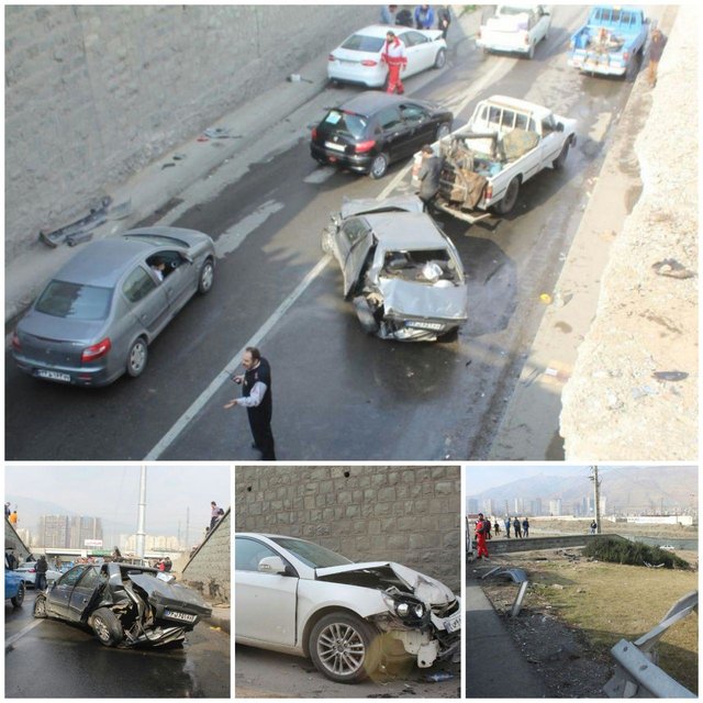 حادثه رانندگی در محور «یامچی -یکان کهریز» آذربایجان‌شرقی 
