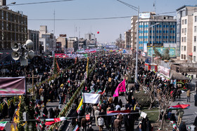 راهپیمایی ۲۲ بهمن در آغاز چهلمین سال پیروزی انقلاب - محدوده میدان انقلاب تا خیابان توحید