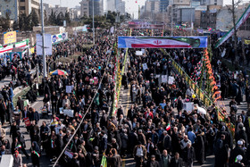 راهپیمایی ۲۲ بهمن در آغاز چهلمین سال پیروزی انقلاب - محدوده میدان انقلاب تا خیابان توحید