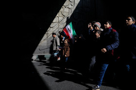 راهپیمایی ۲۲ بهمن در آغاز چهلمین سال پیروزی انقلاب - خیابان آزادی،محدوده خیابان بهبودی تا پل یادگار امام