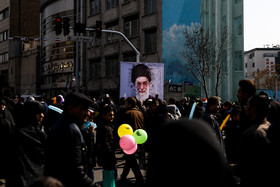 راهپیمایی ۲۲ بهمن در آغاز چهلمین سال پیروزی انقلاب - خیابان آزادی،محدوده خیابان بهبودی تا پل یادگار امام