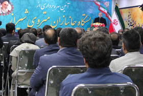 افتتاح ایستگاه مترو جانبازان شیراز با حضور علی لاریجانی رییس مجلس شورای اسلامی