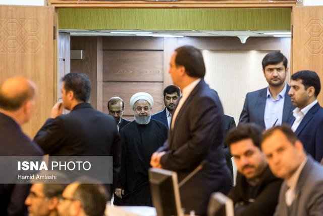 نشست مشترک روحانی با استانداران 