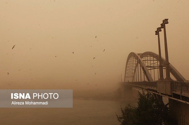باد و خاک در اولین جمعه خرداد خوزستان