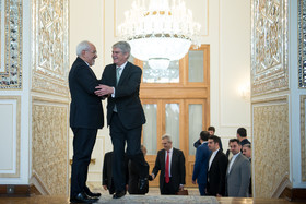 آلفونسو داستیس وزیر امور خارجه اسپانیا و محمد جواد ظریف