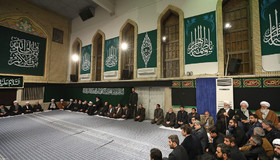 مراسم عزاداری شهادت حضرت فاطمه زهرا(س) در حسینیه امام خمینی 