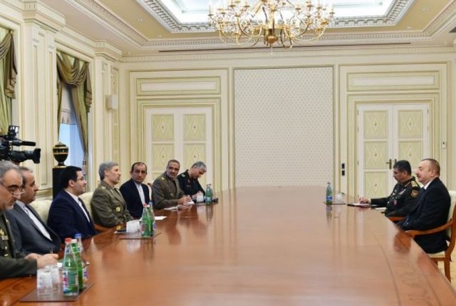 امیر حاتمی با رئیس جمهور آذربایجان دیدار کرد
