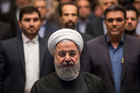 حسن روحانی، رییس جمهور در مراسم اختتامیه سی‌و یکمین جشنواره بین‌المللی خوارزمی