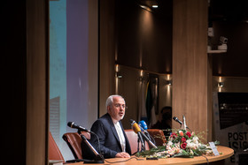 محمد جواد ظریف وزیر امور خارجه در همایش الگوهای نظم منطقه ای در جهان پساداعش