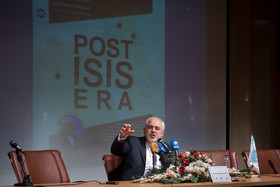 محمد جواد ظریف وزیر امور خارجه در همایش الگوهای نظم منطقه ای در جهان پساداعش