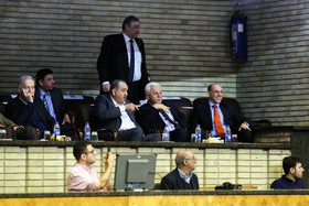حضور سفیر عراق در دیدار بسکتبال ایران برابر عراق