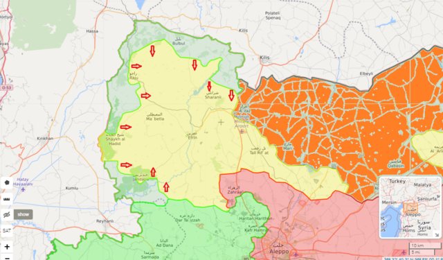 نبرد نیروهای مردمی سوریه دوشادوش کردها در عفرین/ پیشروی کند ارتش ترکیه با وجود تشدید حملات