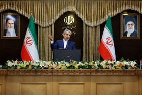 نشست خبری محمدباقر نوبخت، سخنگوی دولت با اصحاب رسانه در ساختمان کوثر ریاست جمهوری