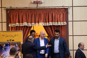حضور جیانی اینفانیتو رییس فیفا در تهران